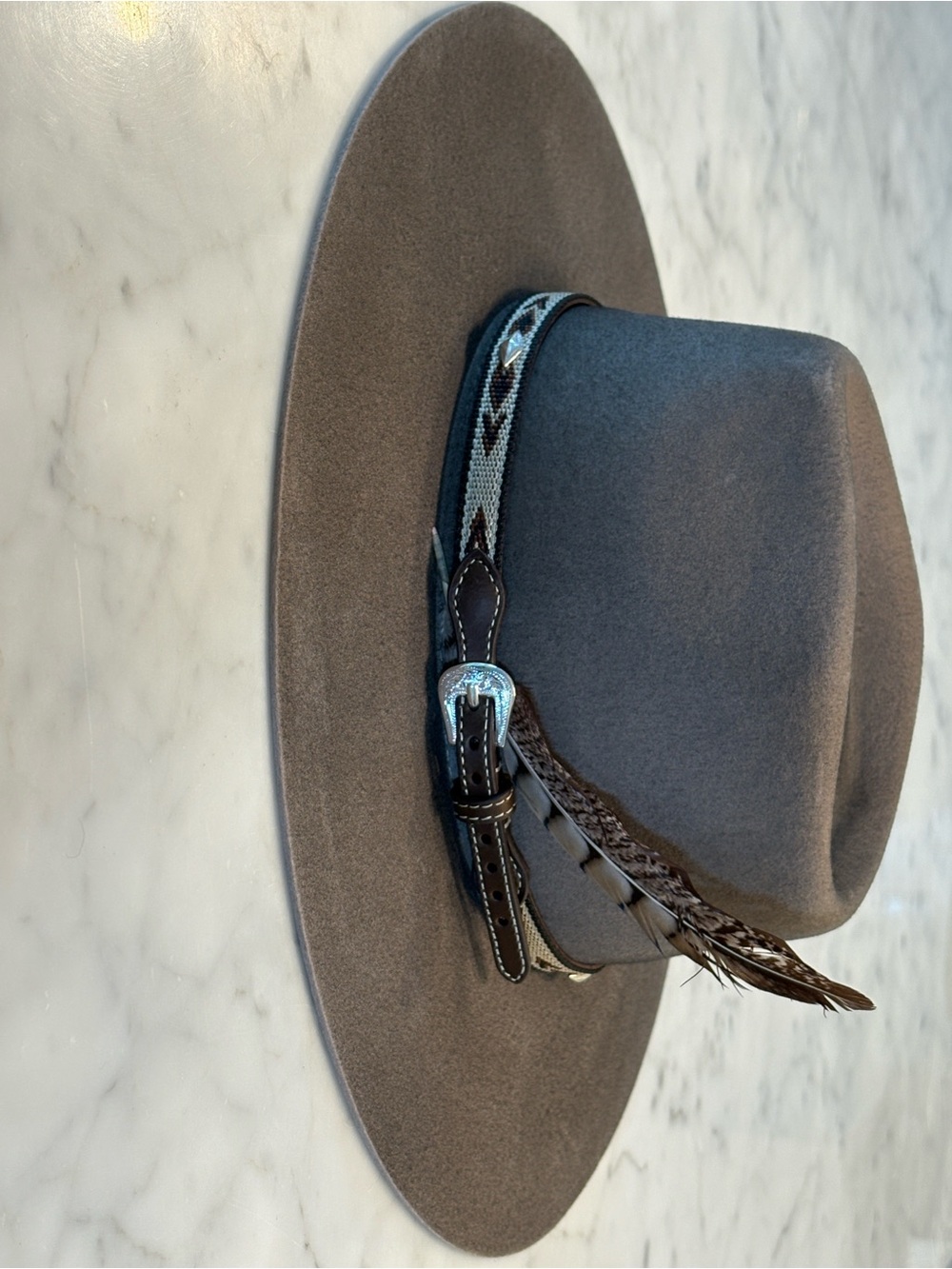 UNISEX American Hat Makers Wool Hat + Hardshell Travel Case SM - Picture 7 of 8
